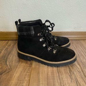 Sonoma Black Hiking Boots Size 7